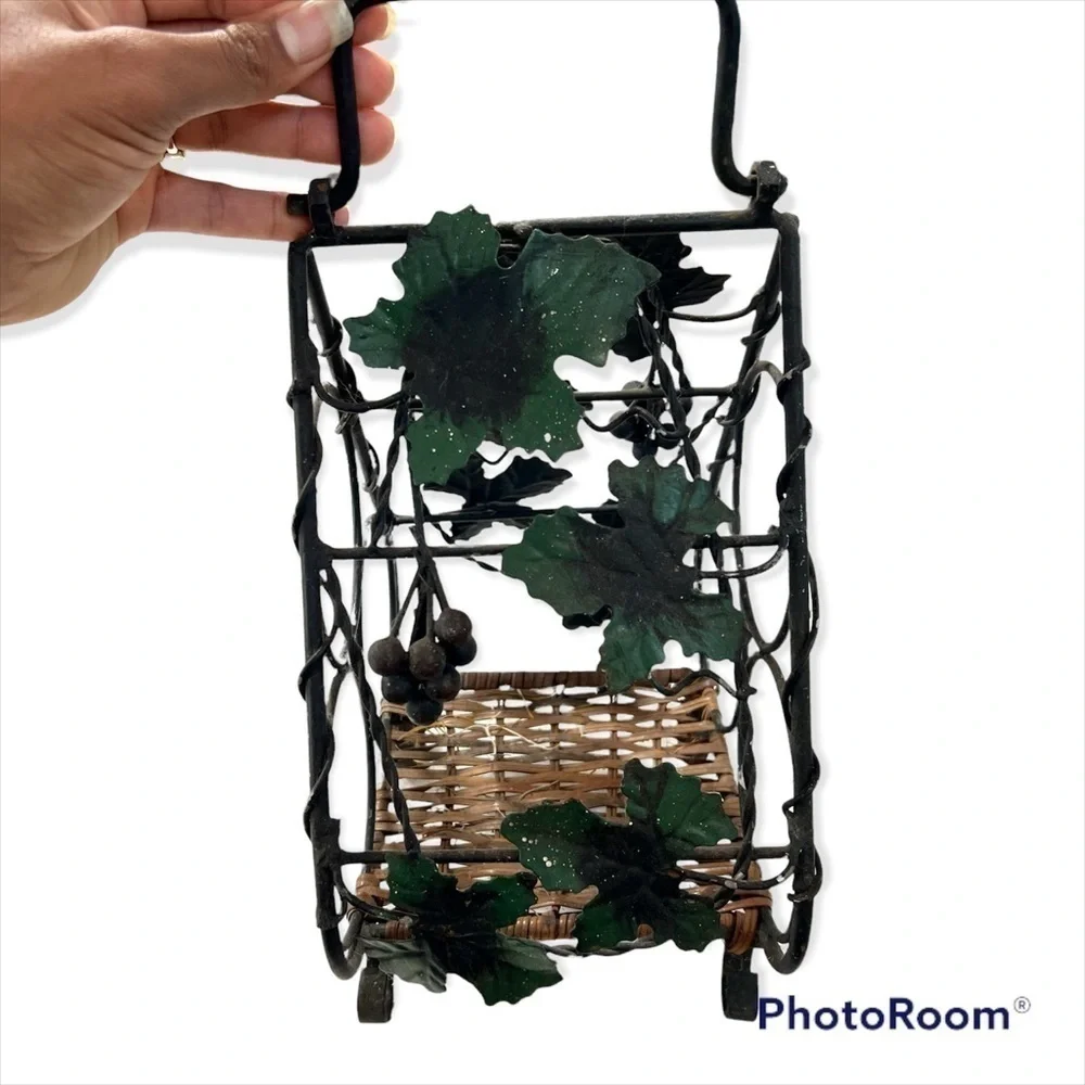 Antique Wine Bottle Holder Vine